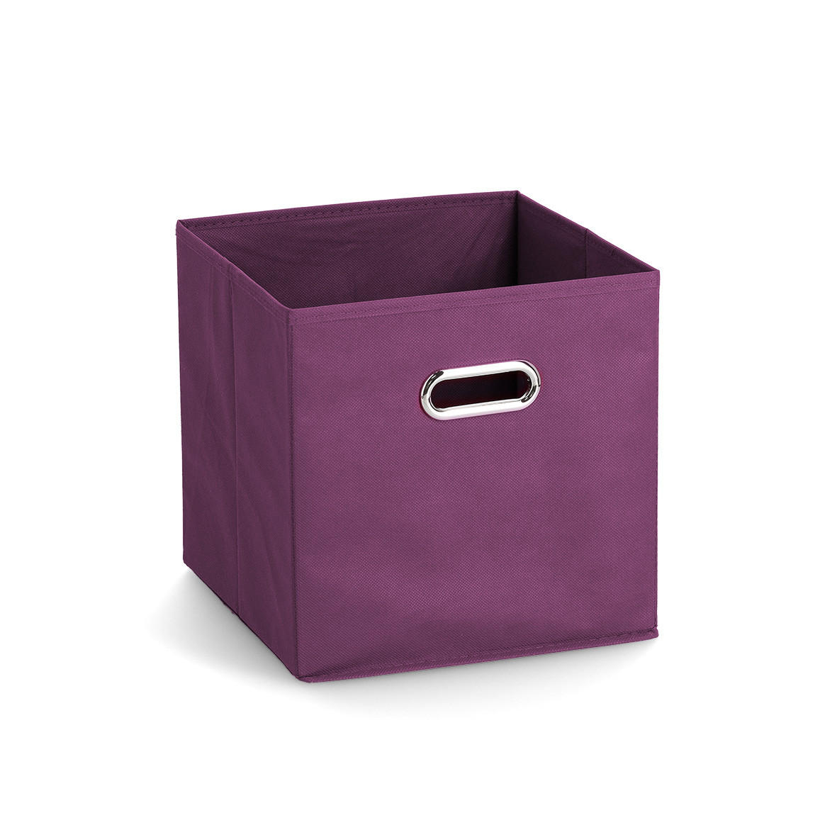 AUFBEWAHRUNGSBOX mit Griff, Vlies - Lila - Lila, Textil (28/28/28cm) - Zeller Present