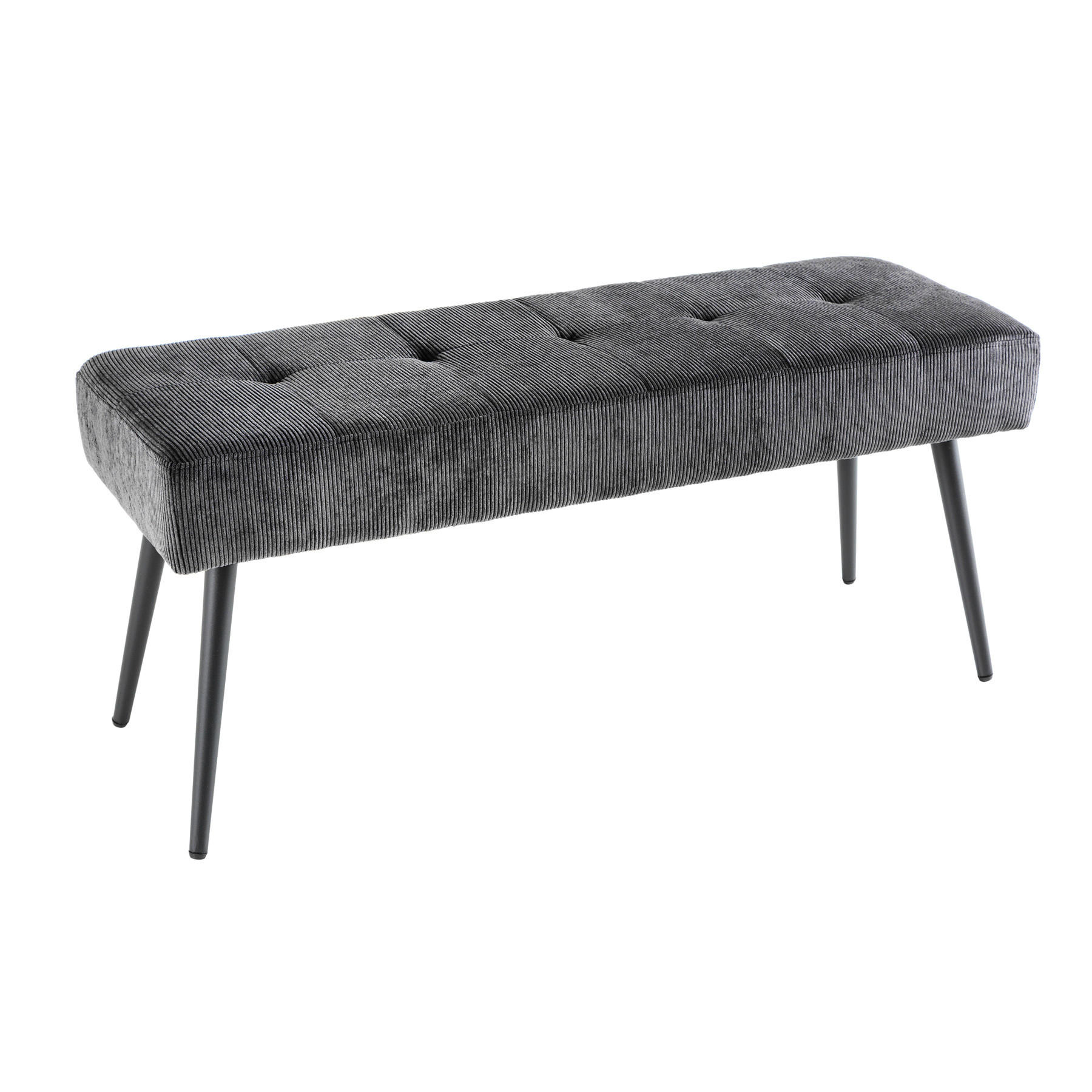 riess-ambiente Sitzbank Dunkelgrau 100x45x35 cm