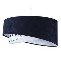 HÄNGELEUCHTE Schwarz 50/23 cm - Schwarz, Kunststoff (50/1/23cm) - ONZENO