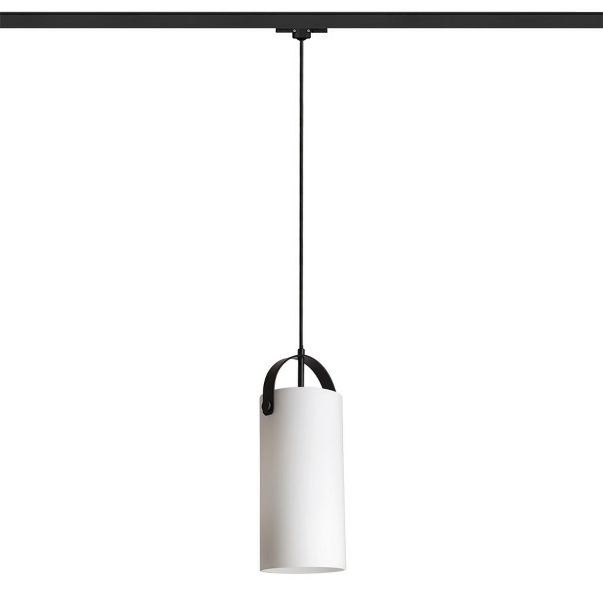 DECKENLEUCHTE JULIETTA 31 Opalglas 15 W - Schwarz, Metall (30/30/20cm) - Rendl