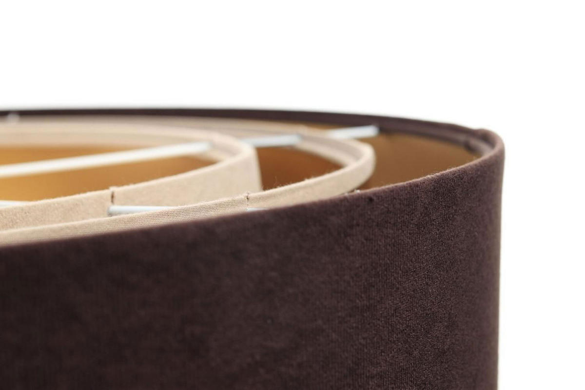 HÄNGELEUCHTE Beige 60/20 cm - Schwarz, Kunststoff (60/1.5/20cm) - ONZENO