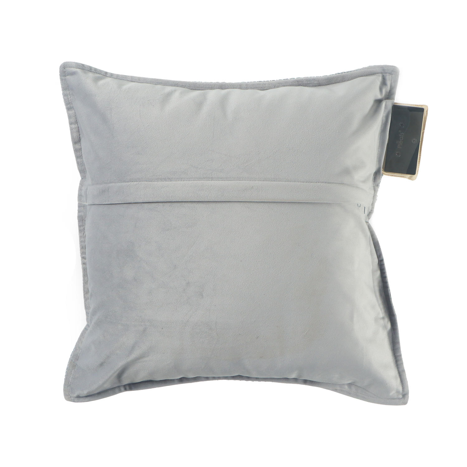 HEIZKISSEN Nomad 45x45cm Silver Sand - Sandfarben, Textil (45/45cm) - Pleafs