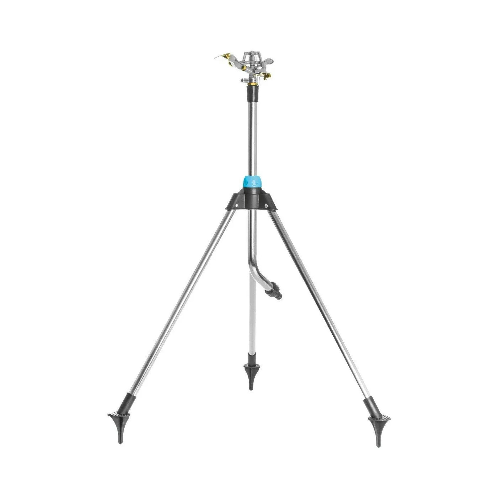 RASENREGNER Impulsregner, Dreibein-Stativ, höhenverstellbar - Silberfarben, Metall (11/11/58cm) - Westfalia