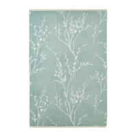 BADETUCH Pussy Willow Duckegg - Weiß/Grün, Textil (150/100cm) - LAURA ASHLEY