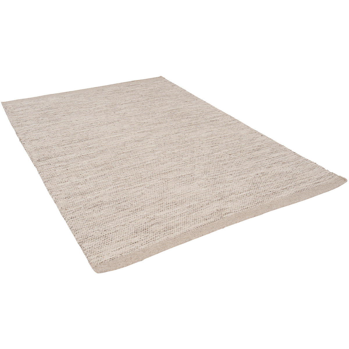 NATUR TEPPICH WOLLE KIRUNA - Taupe, Naturmaterialen (140/200cm) - Pergamon