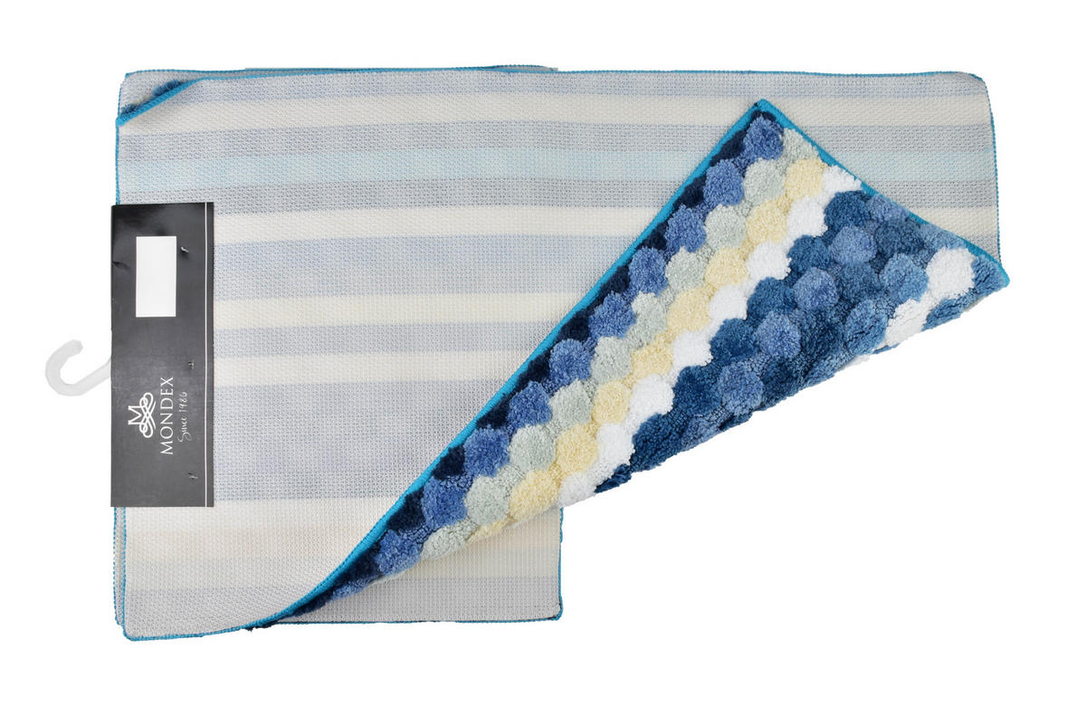 BADTEPPICH Zac Mintgrün 90/50/2 cm Textilien - Mintgrün, Textil (50/90cm) - Mondex
