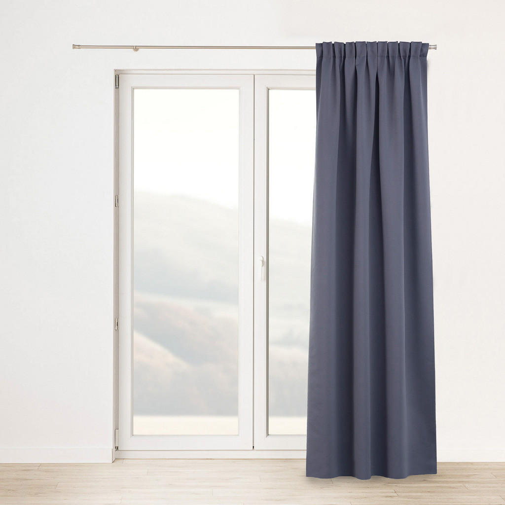 Thumbnail - Dekoria Verdunkelungsvorhang, Dunkelgrau, Textil, Uni, 140x280x1 cm, Wohntextilien, Gardinen & Vorhänge, Verdunkelungsvo...