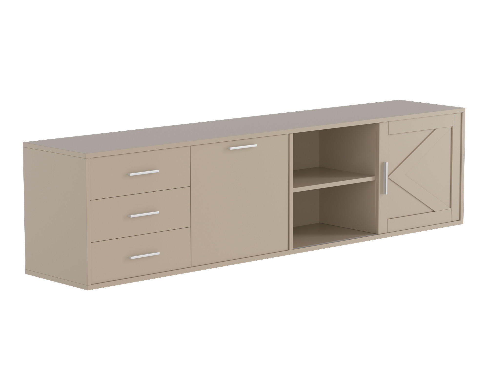Homavo Tv-Schrank Kaschmir 180x45x35 cm