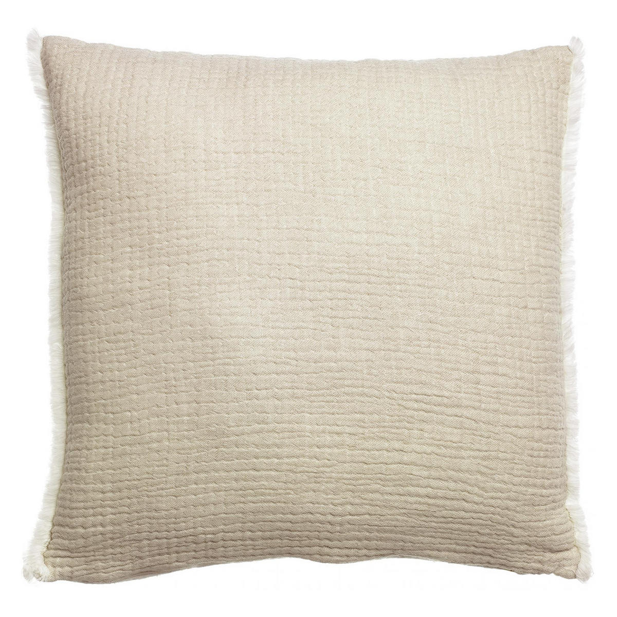 KISSEN Emilio natur 45 x 45 cm - Naturfarben, Textil (45/45cm) - Vivaraise