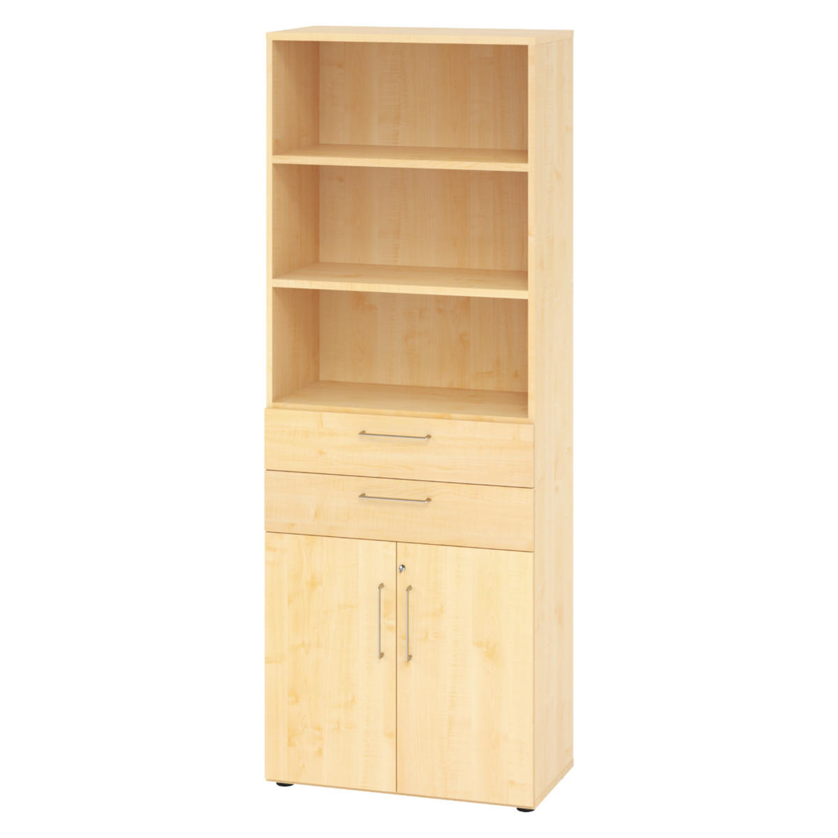 KOMBISCHRANK - mit Schubladen 42/80/215,6 cm in Ahornfarben - Ahornfarben, Holzwerkstoff (80/215.6/42cm) - bümö