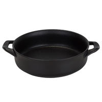 AUFLAUFFORM Yara - Schwarz - 26 x 24 x 5 cm / 1,75 Liter - Schwarz, Keramik (27/25/6cm) - Cosy & Trendy