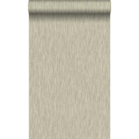 TAPETE 3D Grasmuster Leinen-Optik 53 cm x 10.05 m - Gelb, Papier (53/1000cm) - Origin Wallcoverings