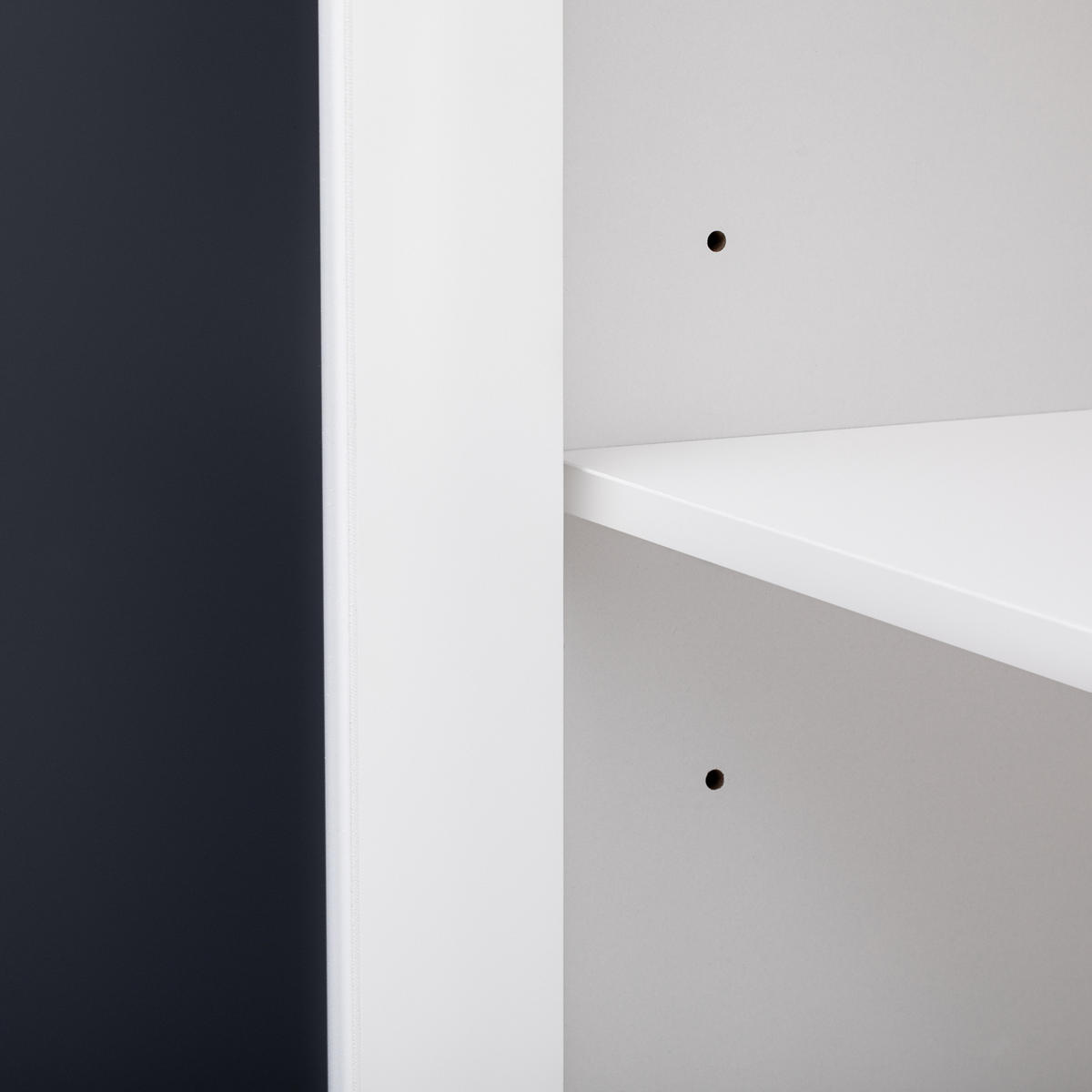 KOMMODE aus MDF 140x40x83cm in Weiß mit Spiegeltüren & Schubladen - Weiß, Holzwerkstoff (140/83/40cm) - Modfu