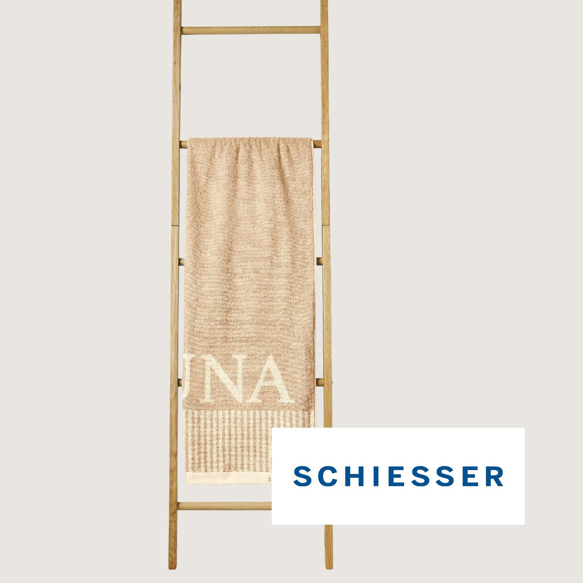 SAUNATUCH Rom - 75x200 cm - Sand - Sandfarben, Textil (75/200cm) - SCHIESSER