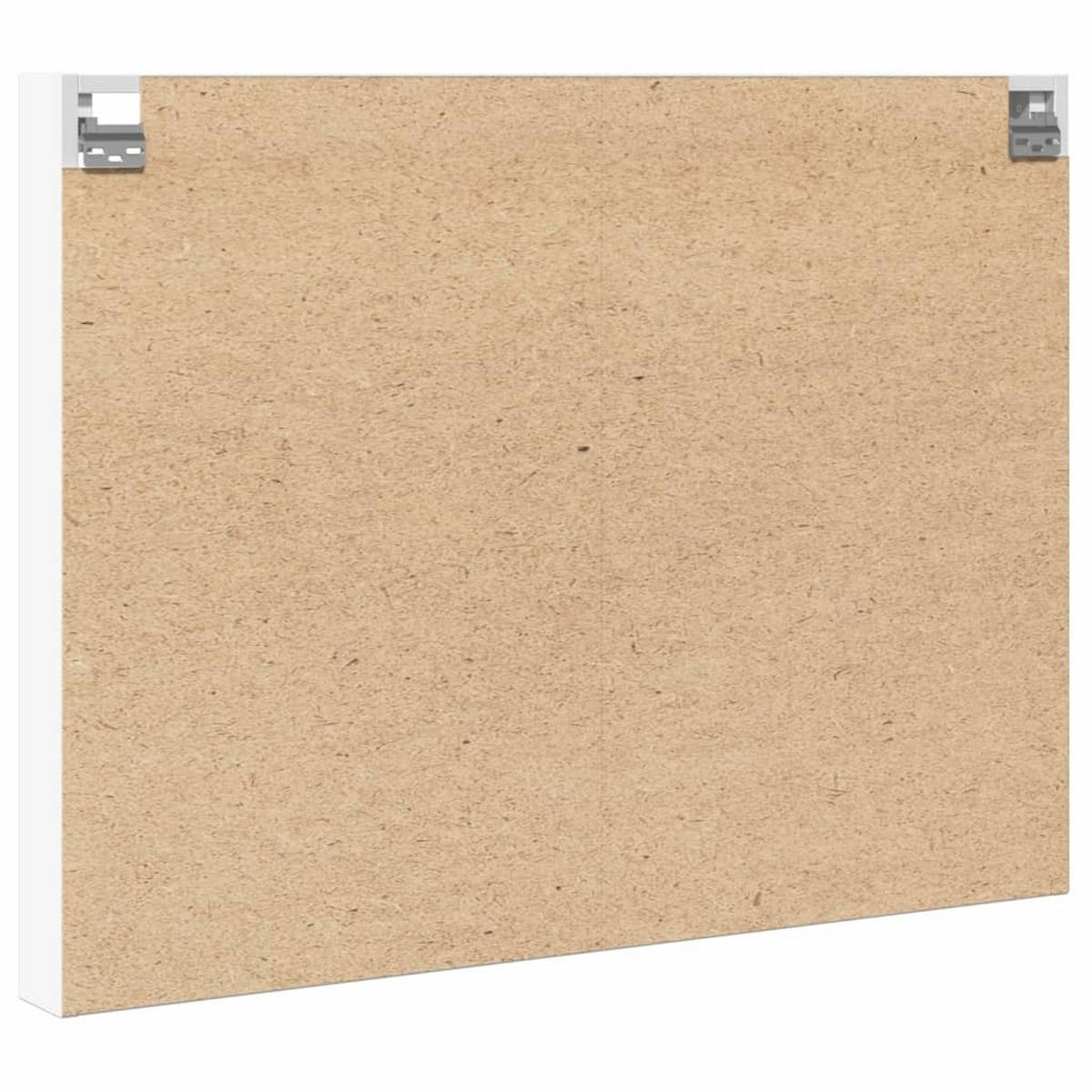 VITRINENSCHRANK Weiss 100/8,5/75 Cm Holzwerkstoff - Weiß, Holzwerkstoff (8.5/75/100cm) - vidaXL