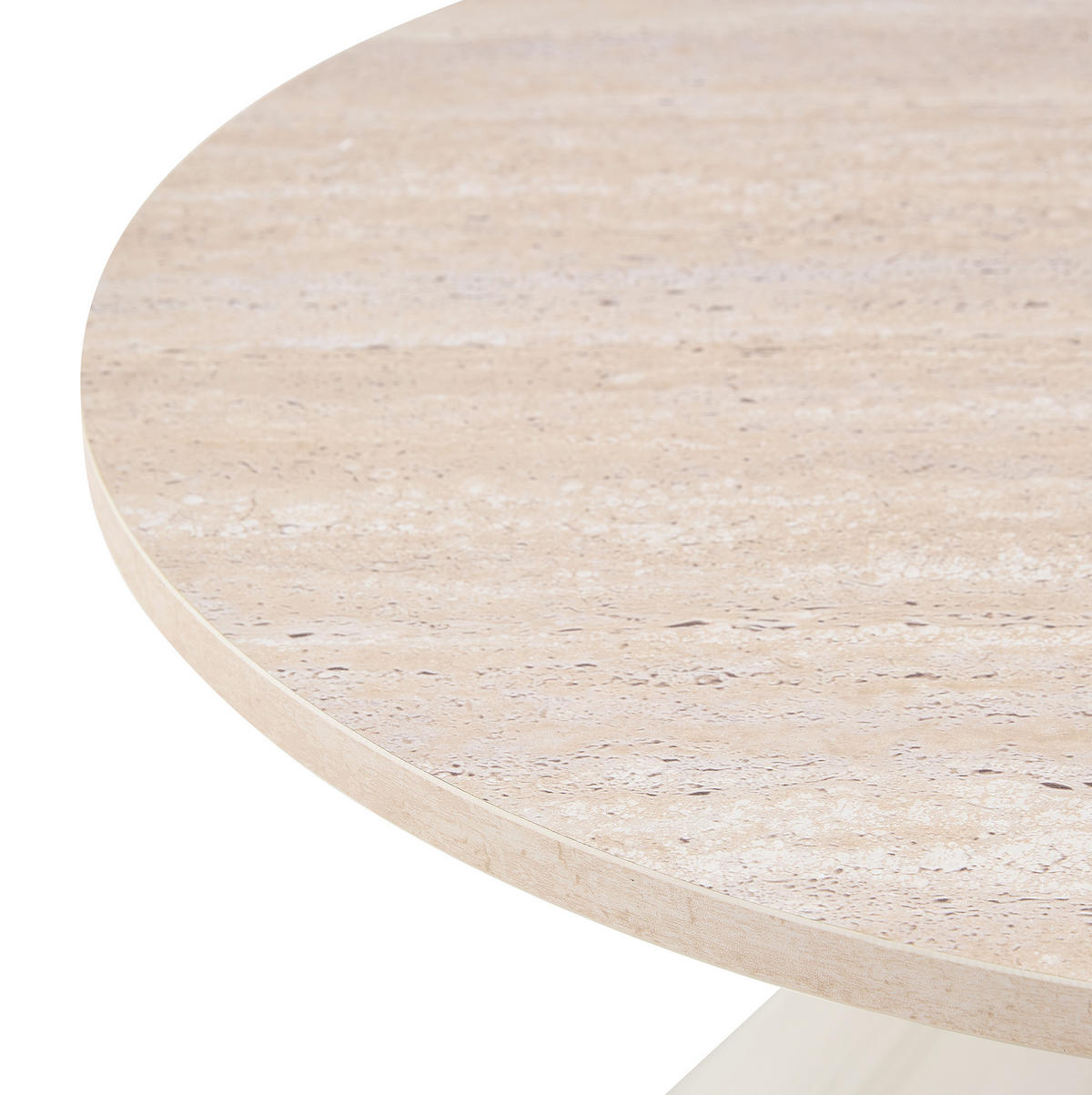 COUCHTISCH-SET aus Metall und Melamin 70x70x42 cm in Holzfarben und Creme, nestbar - Eichefarben, Metall (70/70/42.5cm) - IVMEU