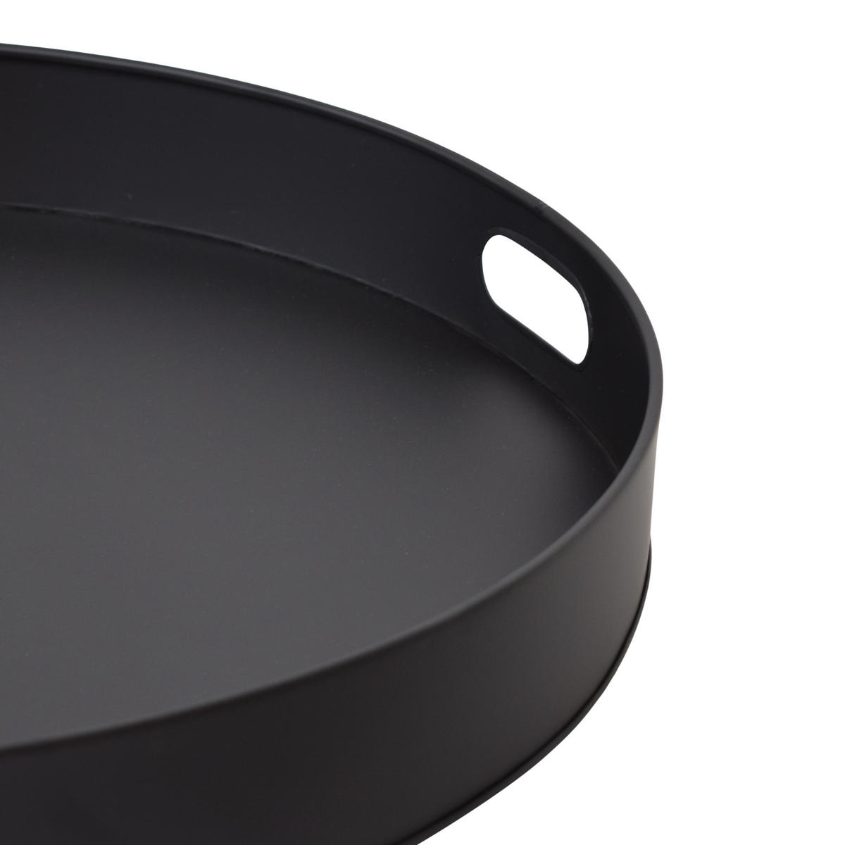 TABLETT Eggy Schwarz - Schwarz, Metall (60/7/60cm) - LOFT42