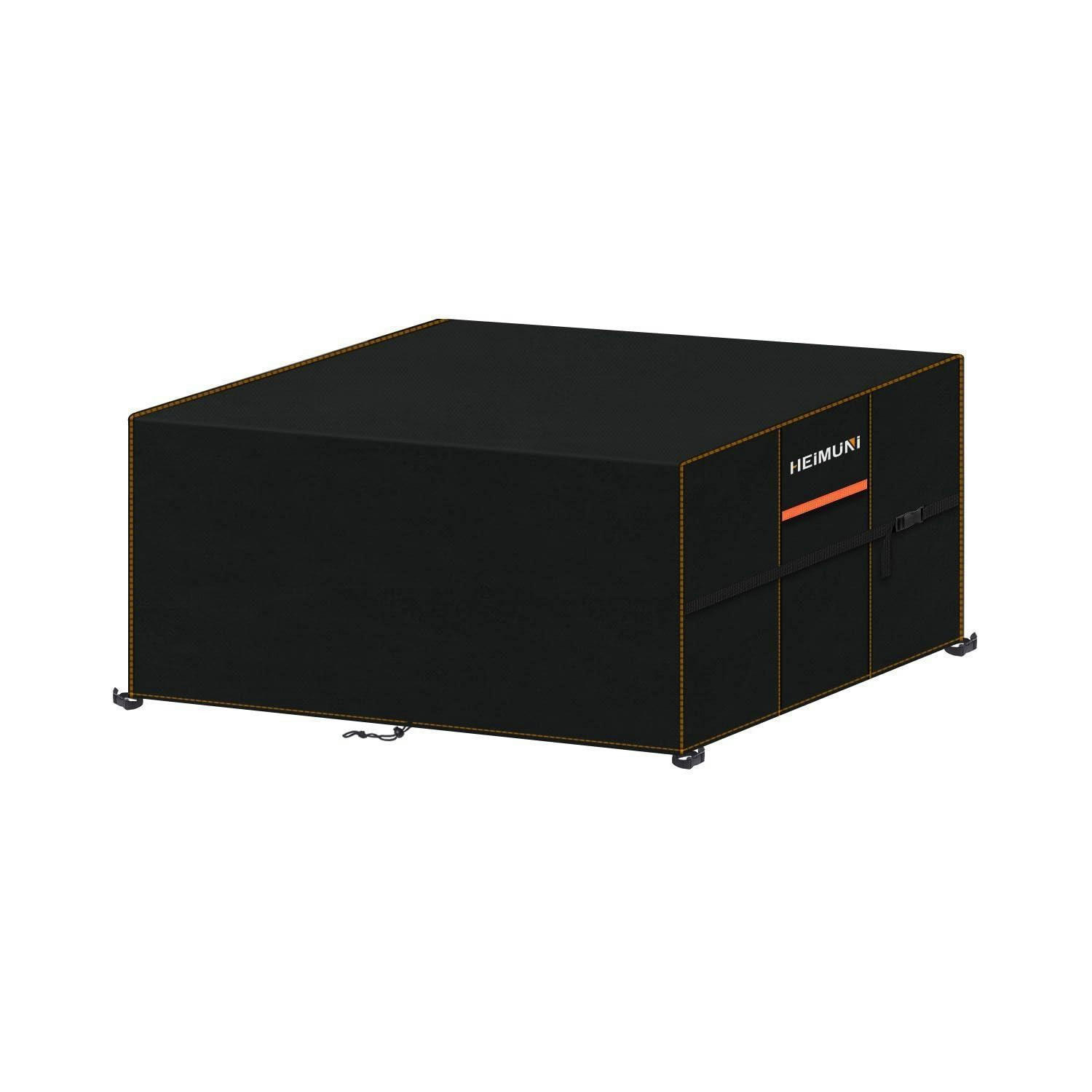 ABDECKUNG für Gartenmöbel 140 x 80 x 75 cm Wasserdicht 420D Oxford Gewebe - Schwarz, Textil (1/1/1cm)