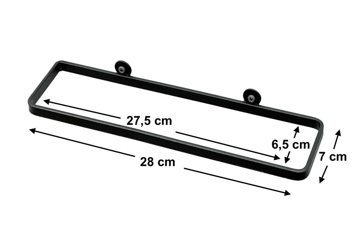 WEINHALTER 3er Set Metall Schwarz 96419 - Schwarz, Metall (28/3/7cm) - DanDiBo