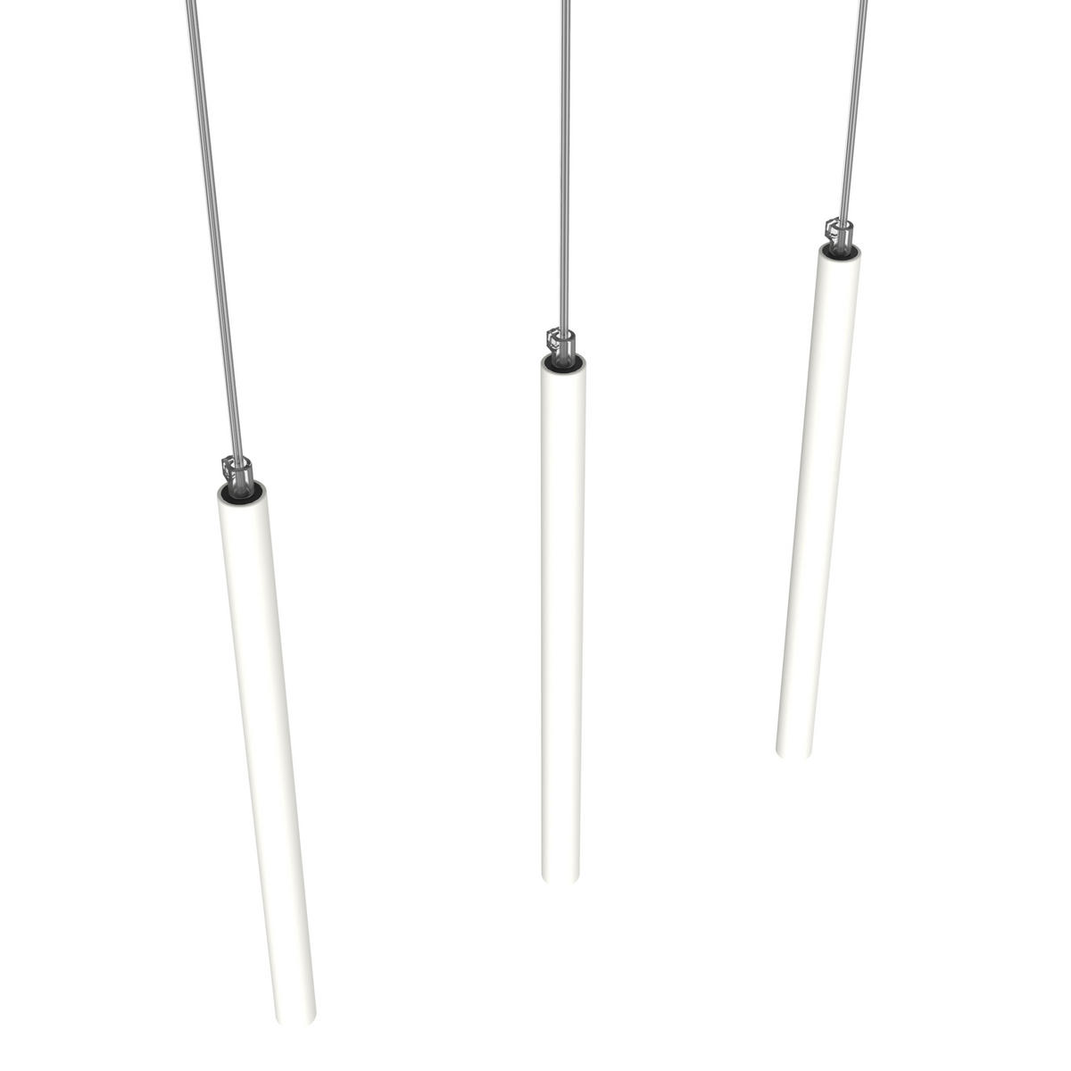 LED-HÄNGELEUCHTE - Weiß, Metall (6/70/40cm) - Lumicom