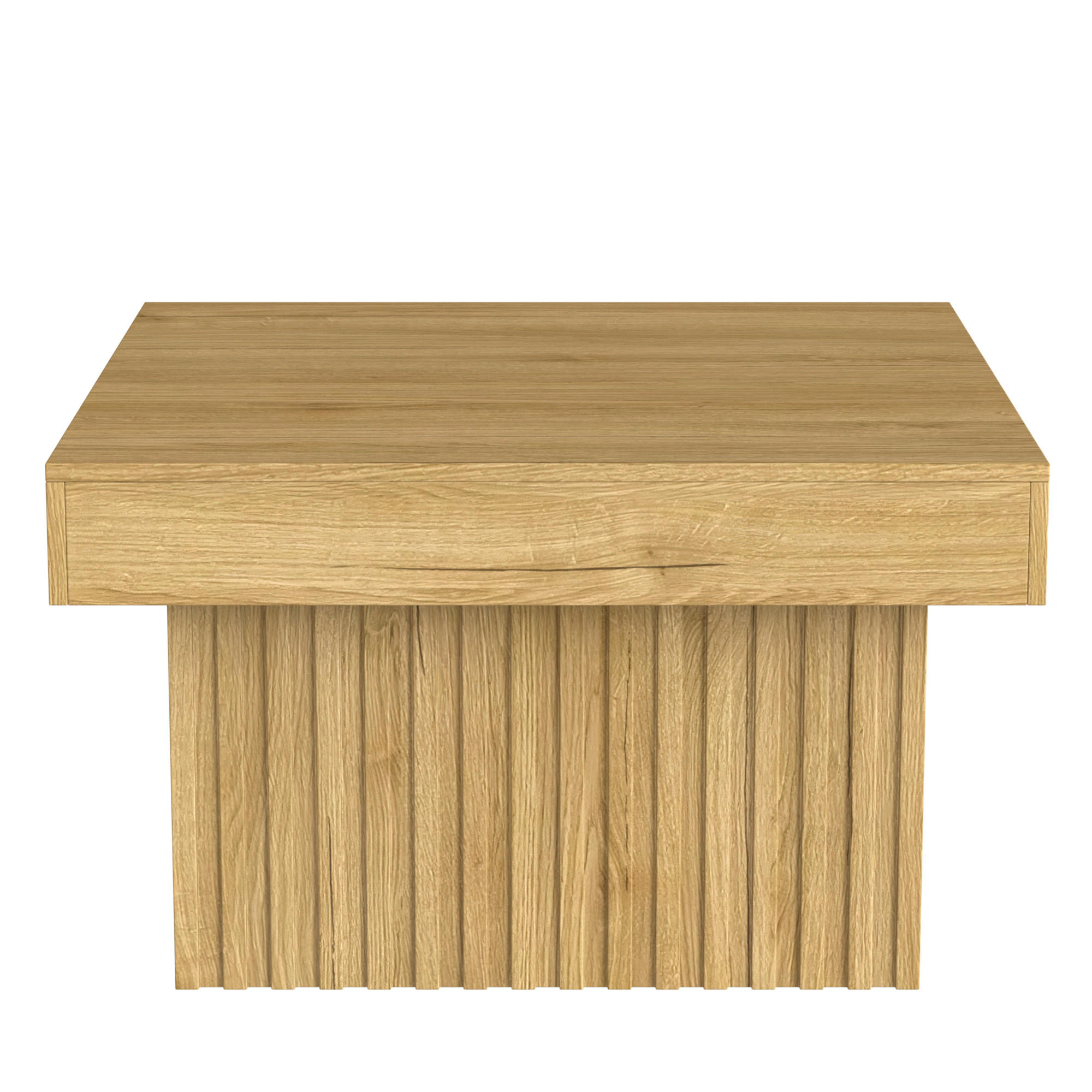 COUCHTISCH Natur 79/79/46 cm - Naturfarben, Holzwerkstoff (79/79/46cm) - PANGIVO