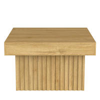 COUCHTISCH Natur 79/79/46 cm - Naturfarben, Holzwerkstoff (79/79/46cm) - PANGIVO