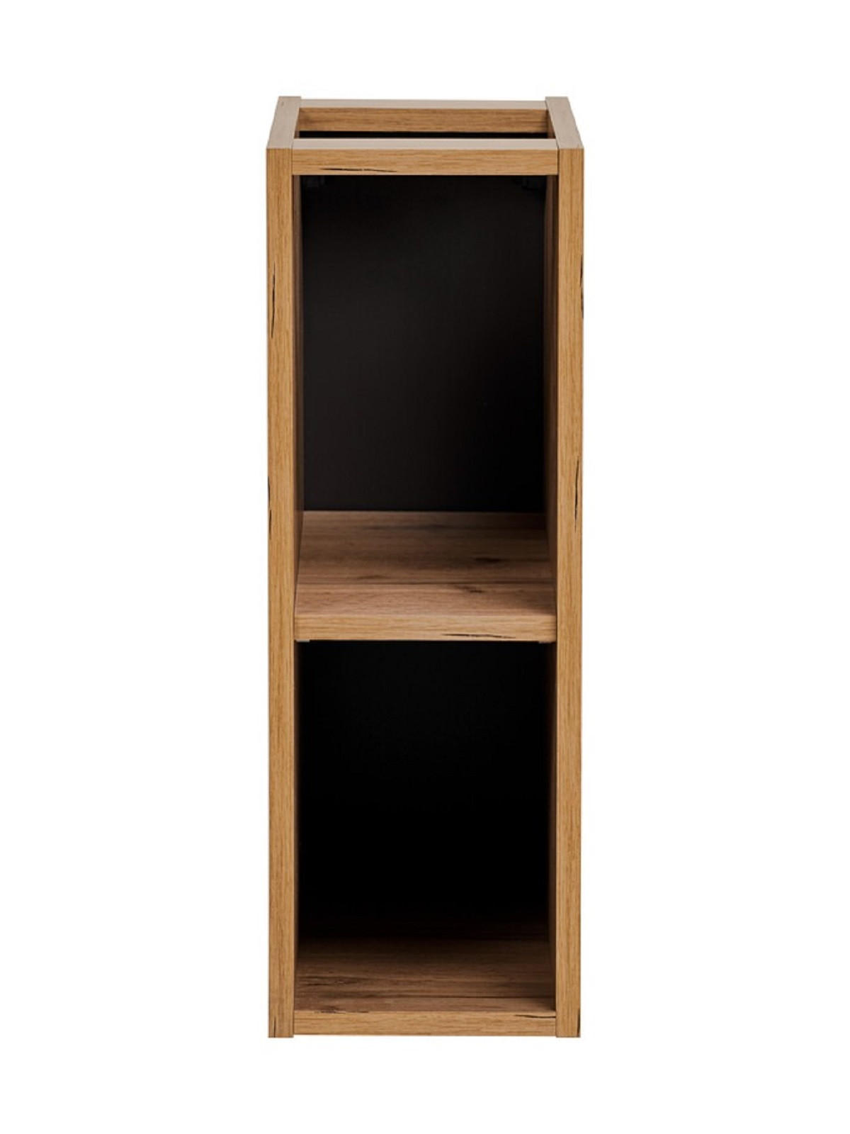 BADMÖBEL-SET 4 Teile - Adel Black A BM137 in Schwarz / Matt - Eiche Wotan/Schwarz, Holz/Metall (80/57/46cm)