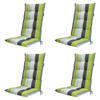 GARTENSTUHLKISSEN Victoria 123/50 cm 4er-Set - Grün, Textil (50/7/123cm) - Madison