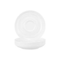 ESPRESSOUNTERTASSEN Terra Weiß ø 12 cm 6er Set - Weiß, Keramik (12cm) - Seltmann Weiden