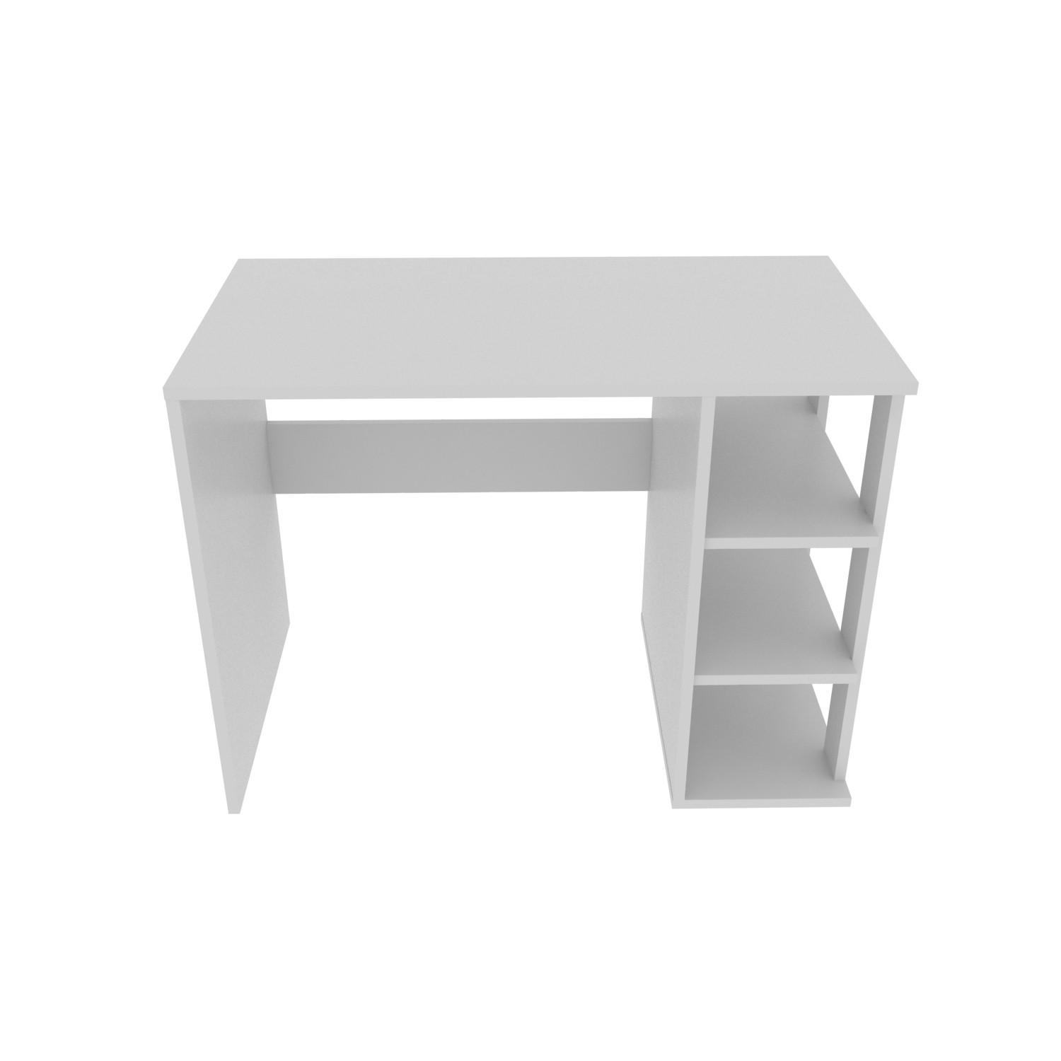 Decorotika COMPUTERTISCH Weiß 115cm × 60cm × 12cm