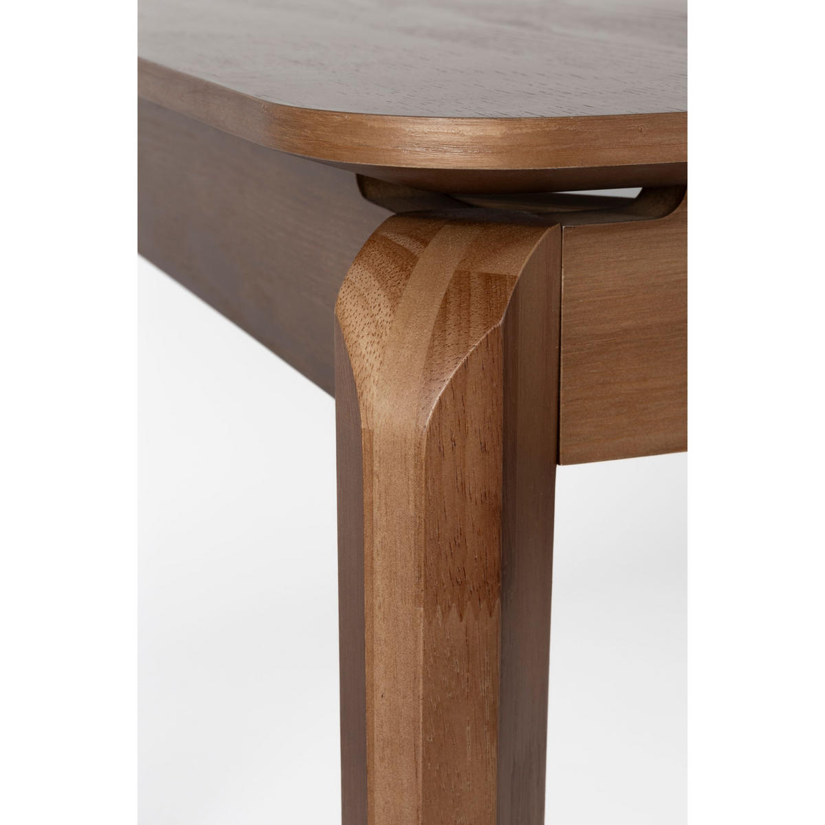 ESSTISCH Scout 220x90 cm Walnussfarbe - Braun, Holzwerkstoff (220/90/75cm) - Zuiver