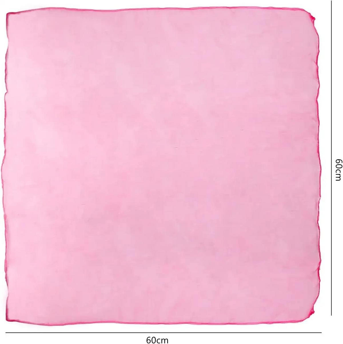 JONGLIERTÜCHER 24 Stück 60x60 cm Bunte Seidentücher Tanz Tücher Kinder - Multicolor, Textil (60/1/60cm)