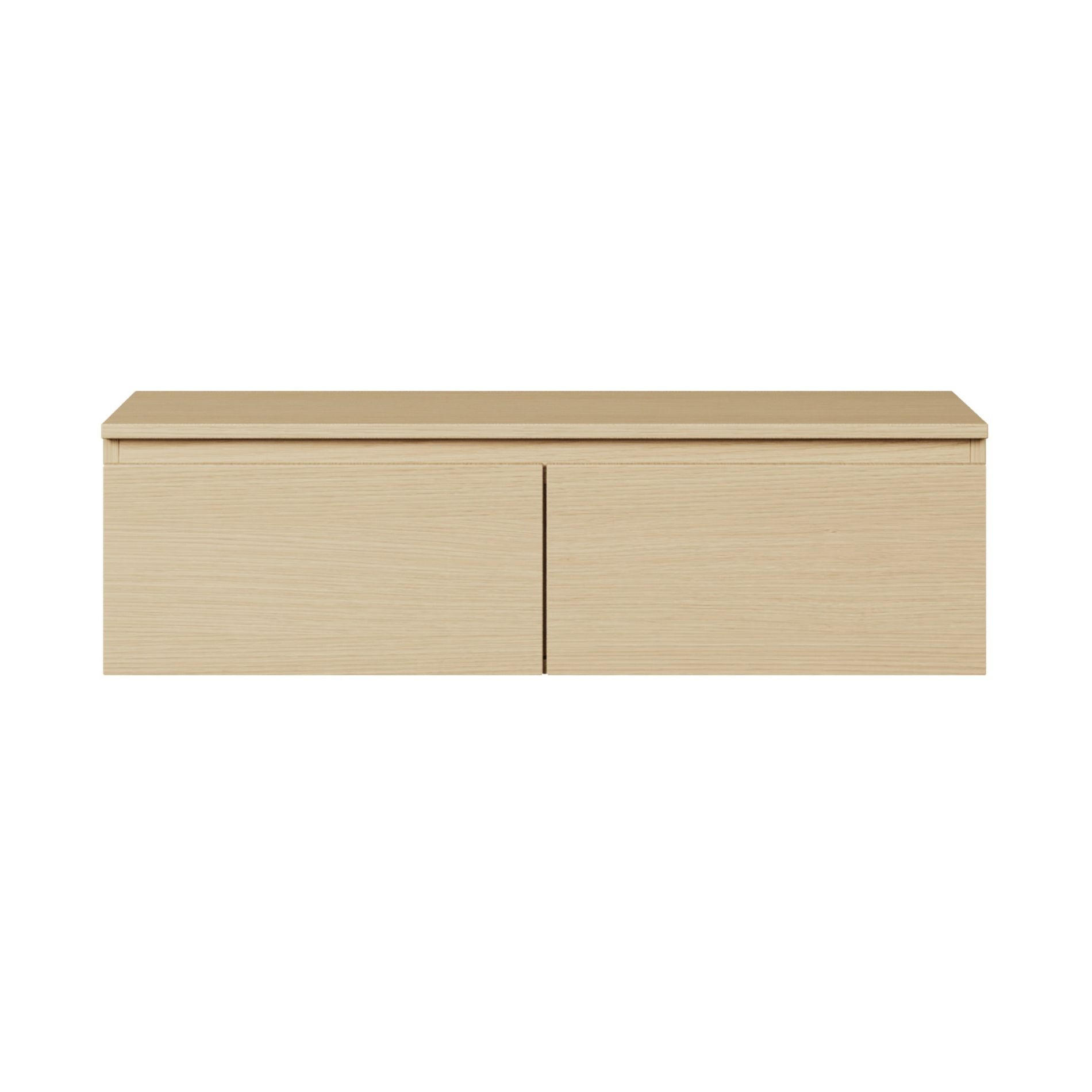 TV-LOWBOARD Bemmi Eiche Lindberg 100 cm - Eichefarben, Holzwerkstoff (100/28.4/31.8cm) - Selsey