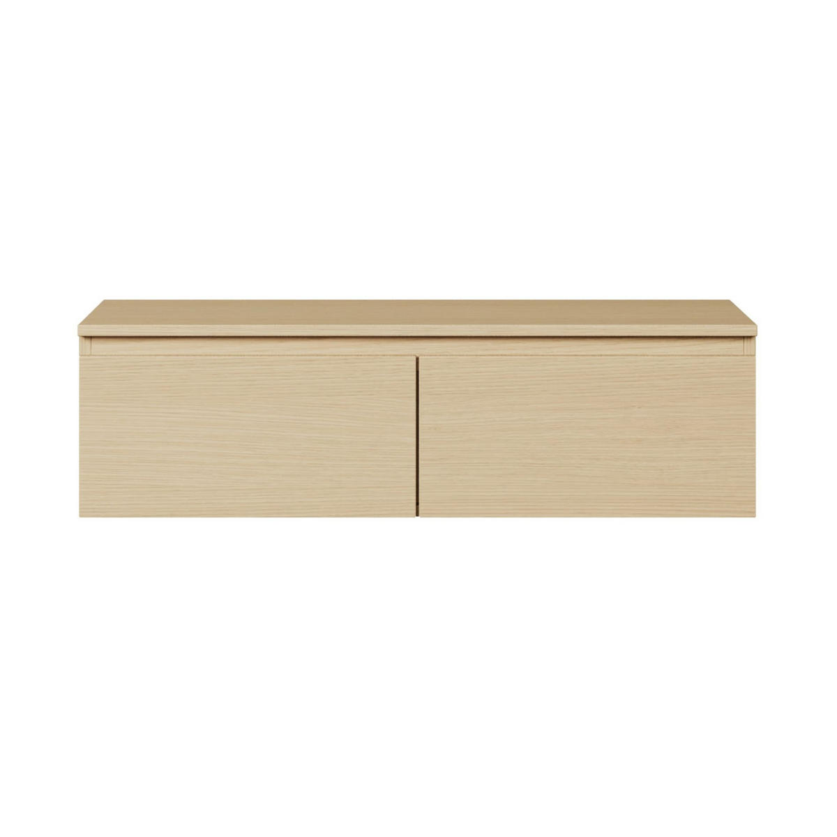 TV-LOWBOARD Bemmi Eiche Lindberg 100 cm - Eichefarben, Holzwerkstoff (100/28.4/31.8cm) - Selsey