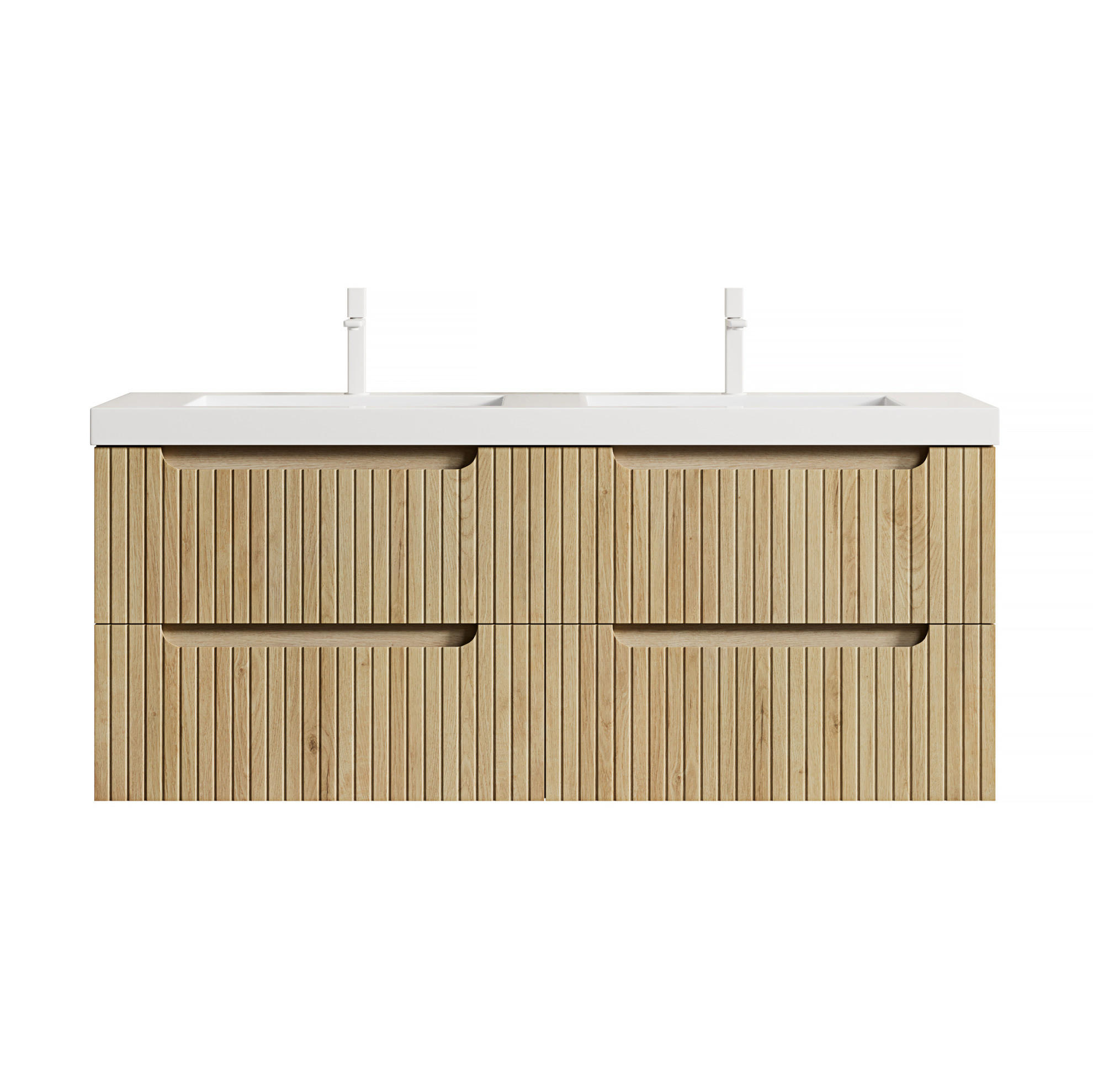 Okwish Waschtischkombi Eiche 120x53x46 cm