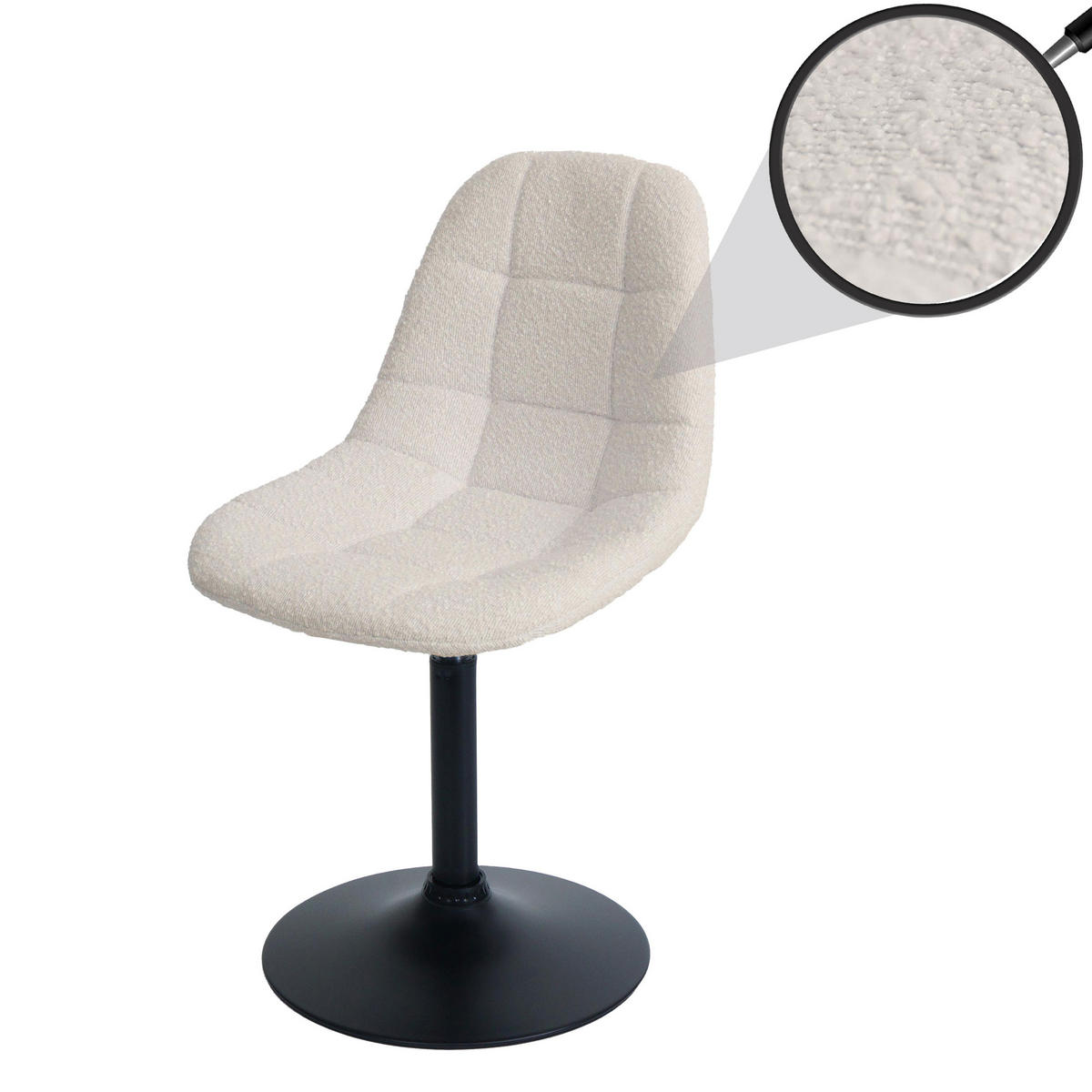 ESSZIMMERSTUHL Beige - Beige, Textil (47/83/43cm) - MCW