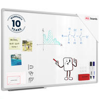 WHITEBOARD 90x60cm Magnetisches PREMIUM EXPO Alurahmen - Weiß, Metall (90/60/1.6cm) - ALLboards