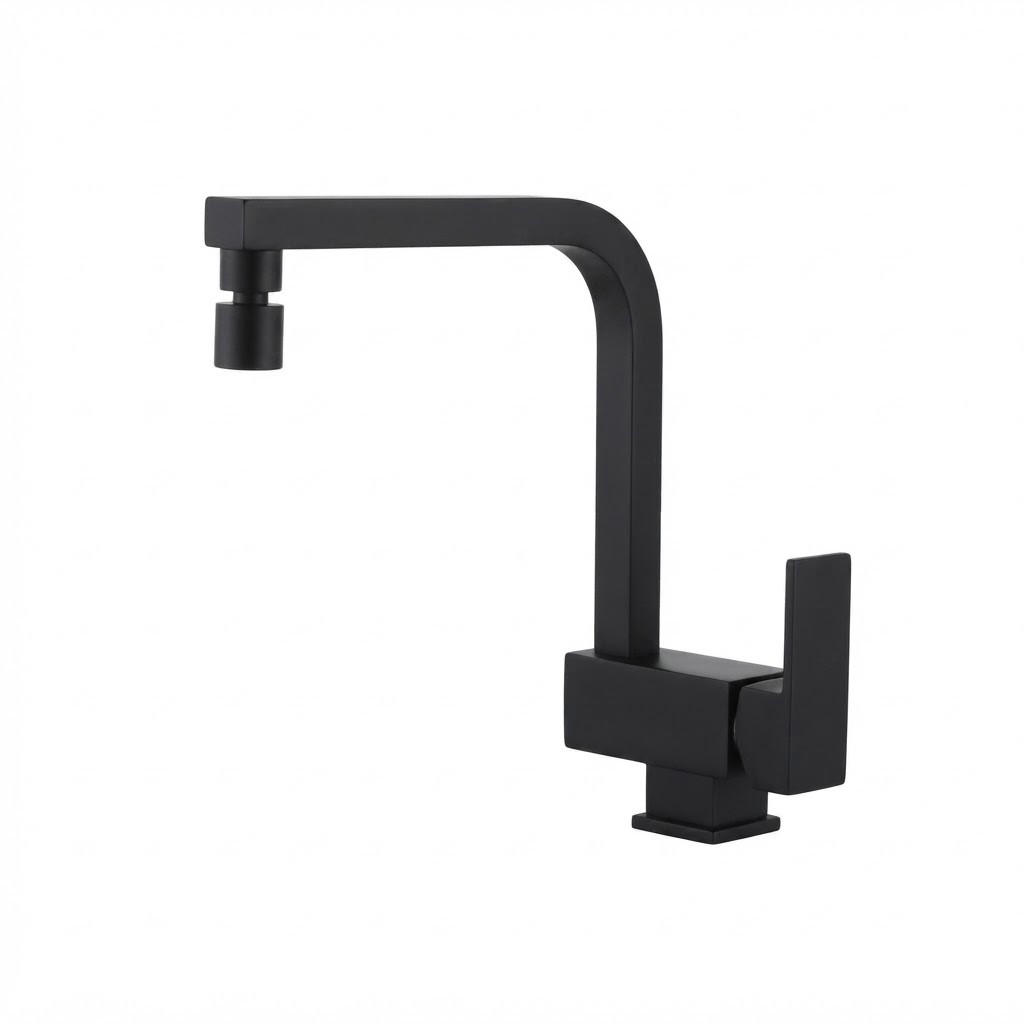 BADEZIMMERARMATUR, klappbar, 28,5 x 24,5 cm, schwarz. - Schwarz, Metall (35/10/30cm) - Vallsero