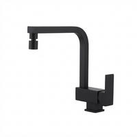 BADEZIMMERARMATUR, klappbar, 28,5 x 24,5 cm, schwarz. - Schwarz, Metall (35/10/30cm) - Vallsero
