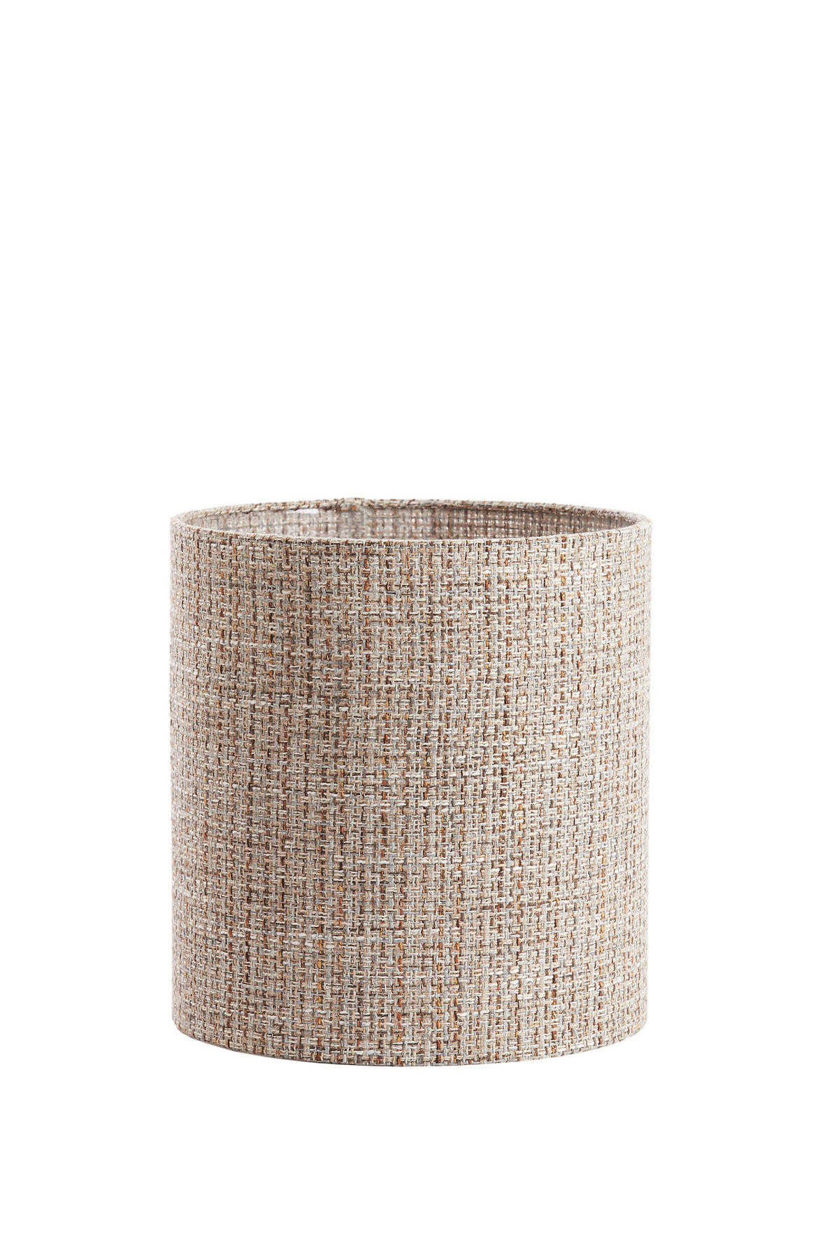 LAMPENSCHIRM Okavi Braun 30/30/32 cm - Braun, Textil (30/30/32cm) - Light & Living