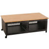COUCHTISCH Schwarz, Beige - Beige/Schwarz, Holz (60/120/45cm) - MCW
