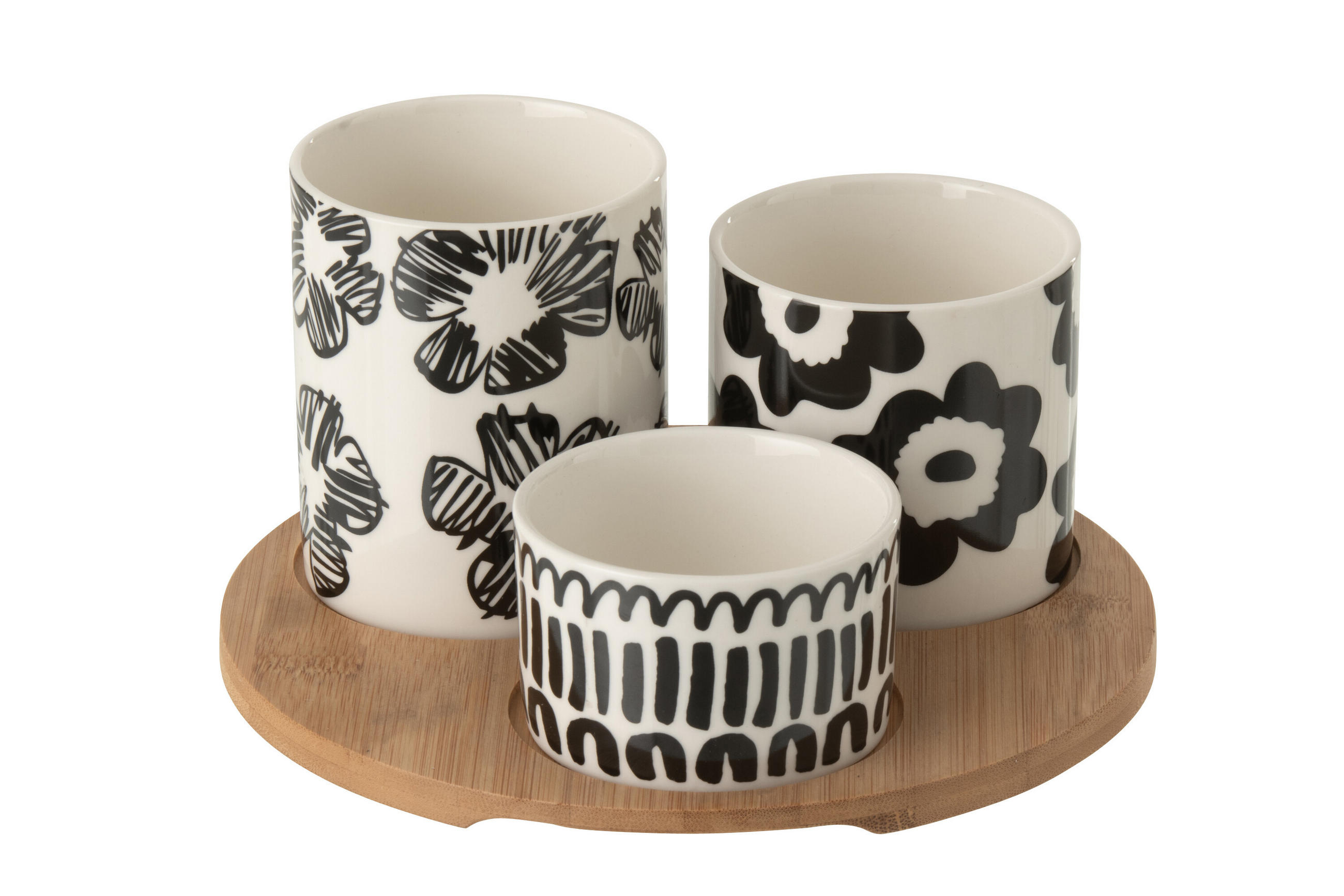 APERITIF-SET KERA - Weiß, Keramik (20/10.9/20cm) - J-Line