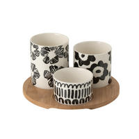 APERITIF-SET KERA - Weiß, Keramik (20/10.9/20cm) - J-Line
