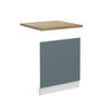 FRONTBLENDE R-Line Blau-Grau 60 cm AP Marmor - Blaugrau/Weiß, Holzwerkstoff (60/57.2/1.6cm) - Vicco