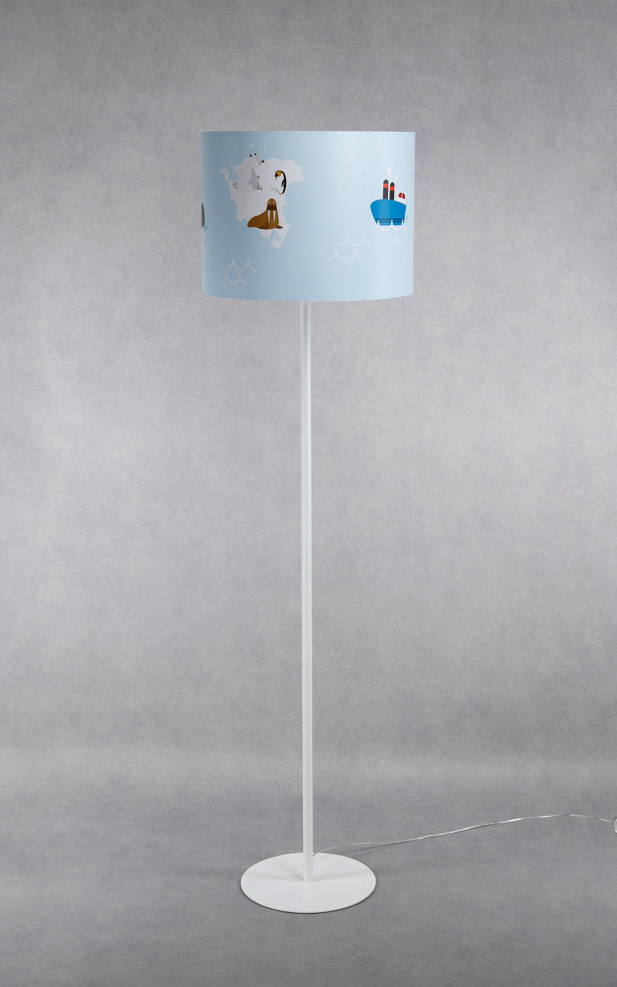STEHLAMPE Bunt 40/30 cm - Multicolor/Weiß, Kunststoff (30/40/30cm) - KUNSTLOFT