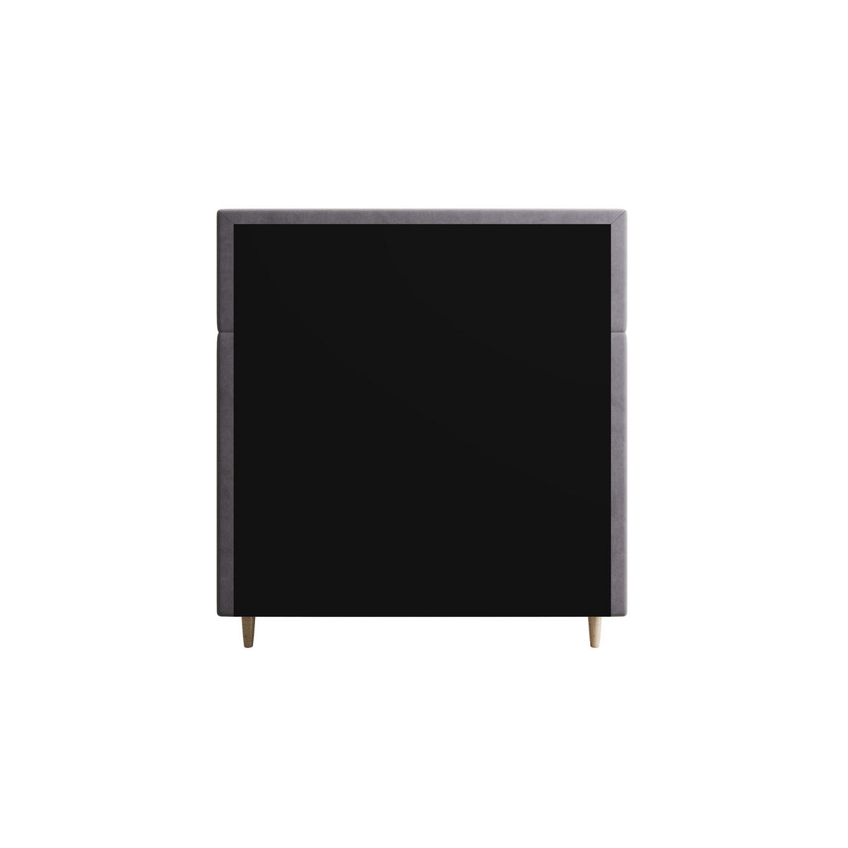 BOXBETT FLO PLUS 100x200 Itaka 50, mit Matratze H3, Bonell und Topper, Hellgrau - Hellgrau, Holz/Textil (100/200cm) - Bedante