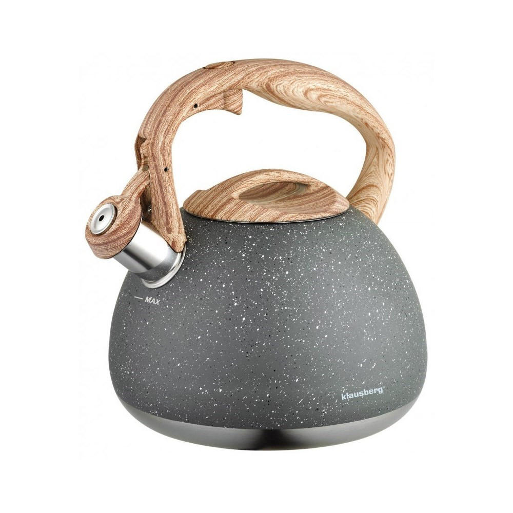 WASSERKESSEL Graphit 20/18/22 cm KB7509 - Graphitfarben, Kunststoff (20cm) - Klausberg 