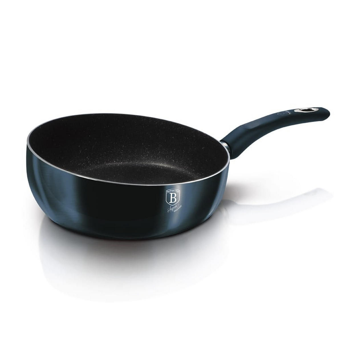 WOK Blau 26/26/8 cm BH1881 - Blau, Metall (26cm) - Berlinger Haus