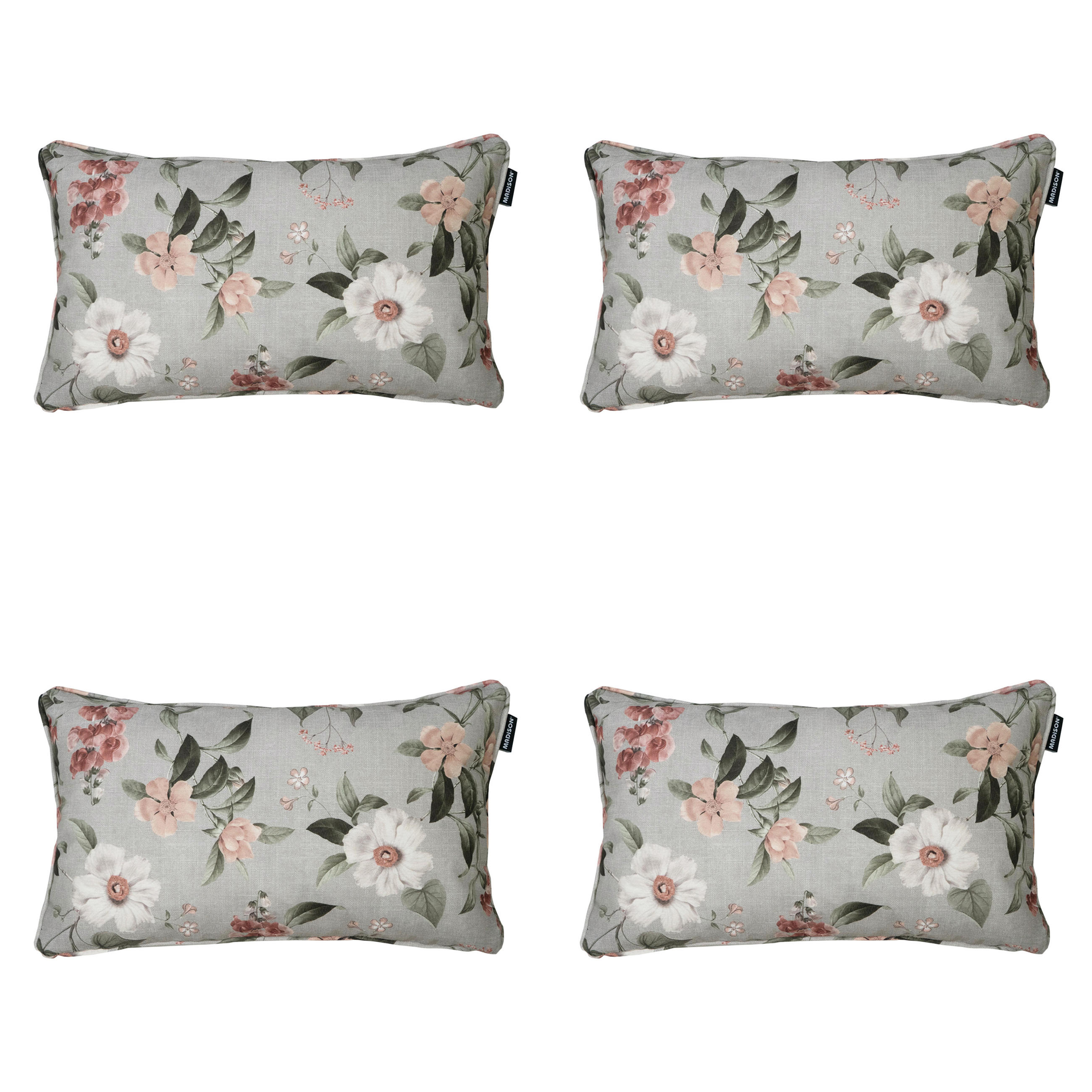 DEKORATIONSKISSEN Julliete - Mehrfarbig - 30/50/10 cm - 4er-Set - Multicolor, Textil (50/30cm) - Madison