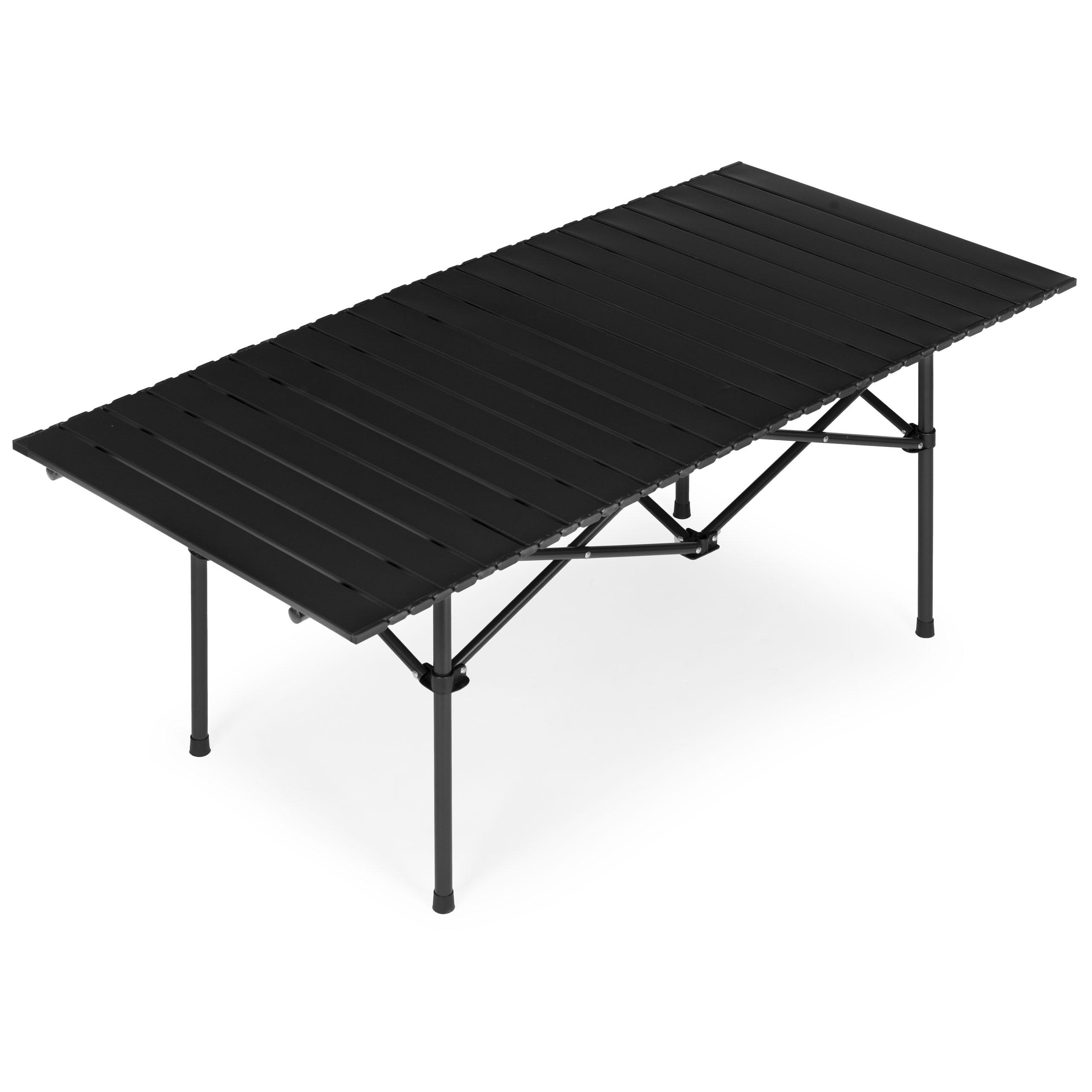 CAMPINGTISCH Schwarz - Schwarz, Metall (55/120/49cm) - Mat-Haus